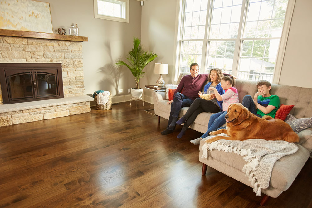 Hardwood - couch